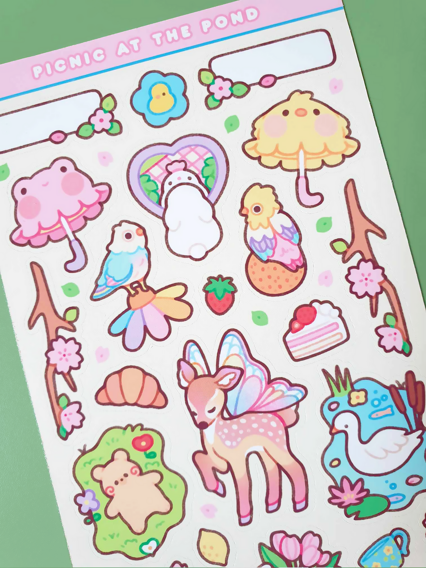 Picnic at the Pond Sticker Sheet