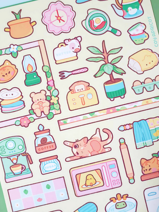 Spring Kitchen Sticker Sheet