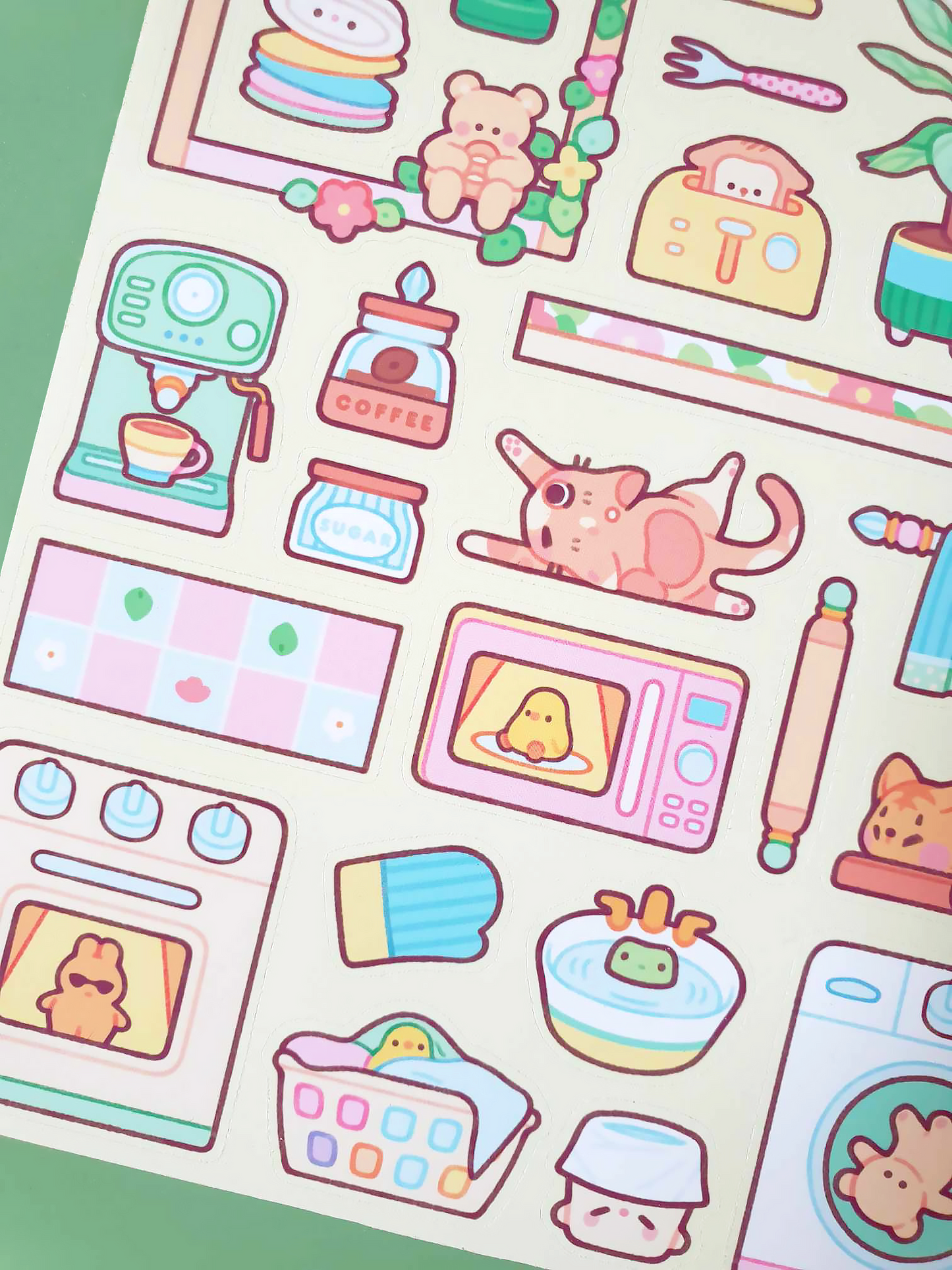 Spring Kitchen Sticker Sheet