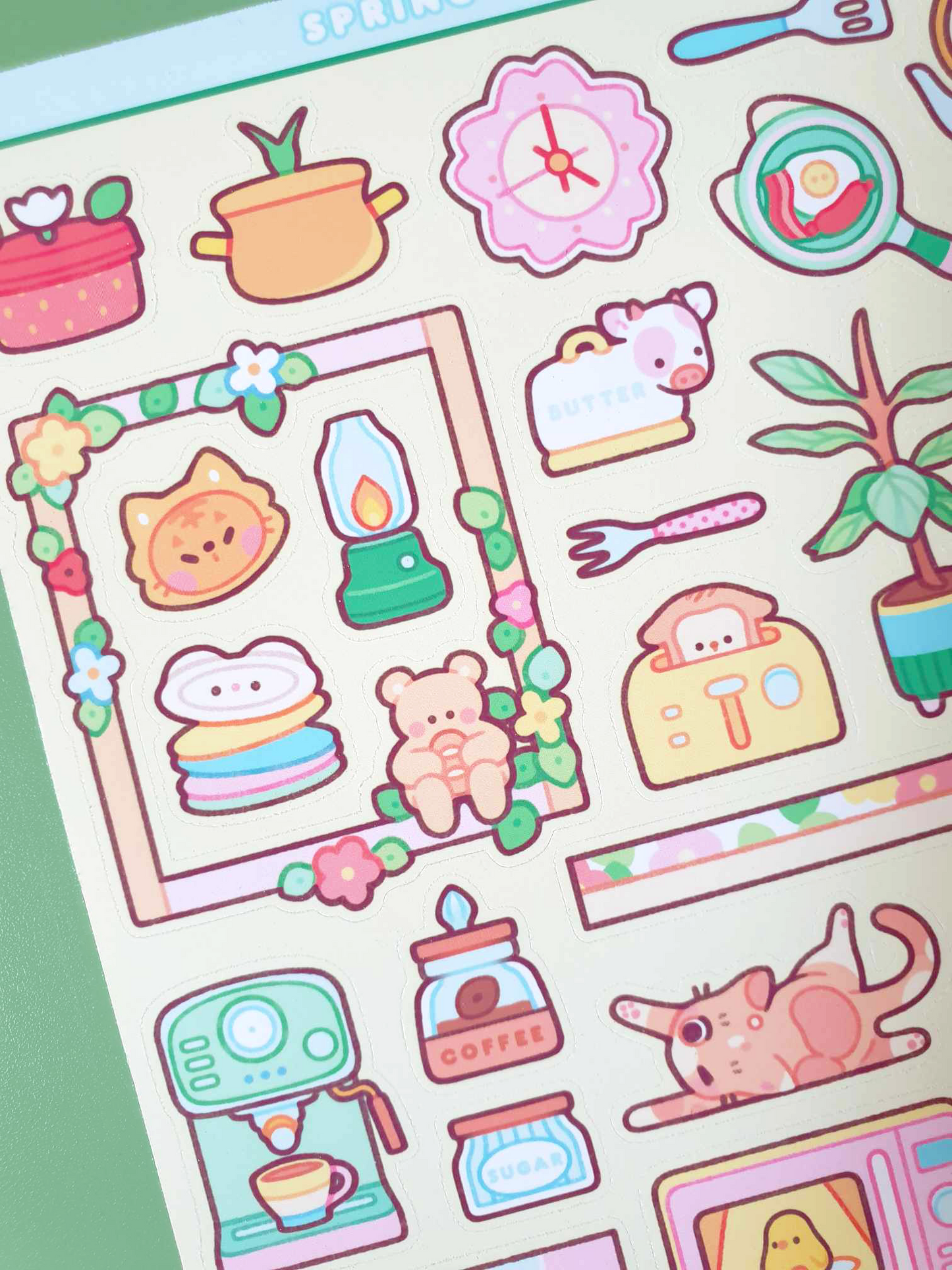 Spring Kitchen Sticker Sheet