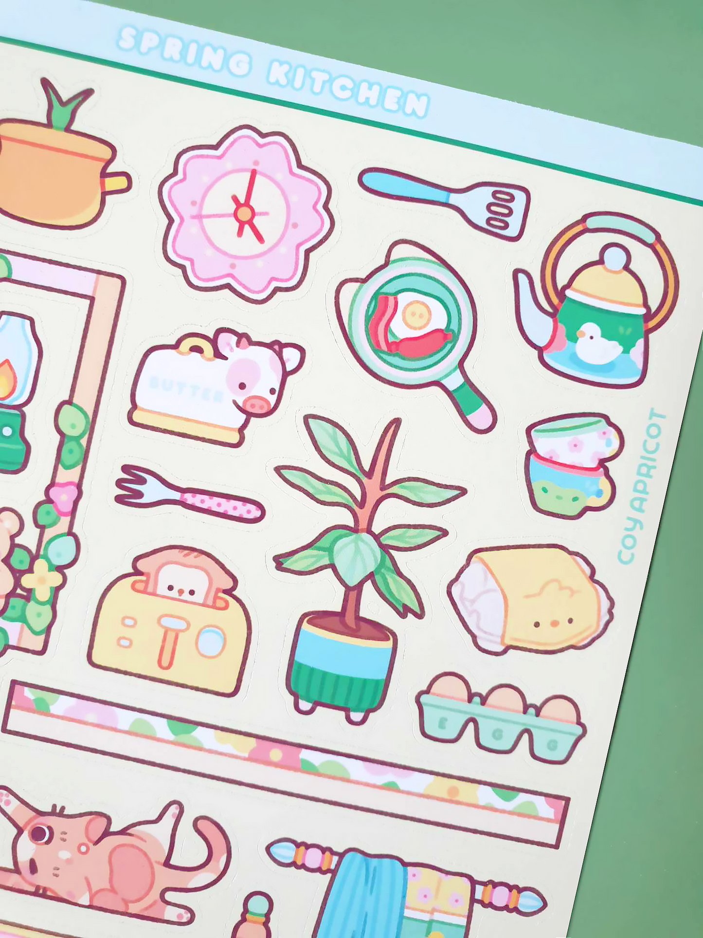 Spring Kitchen Sticker Sheet