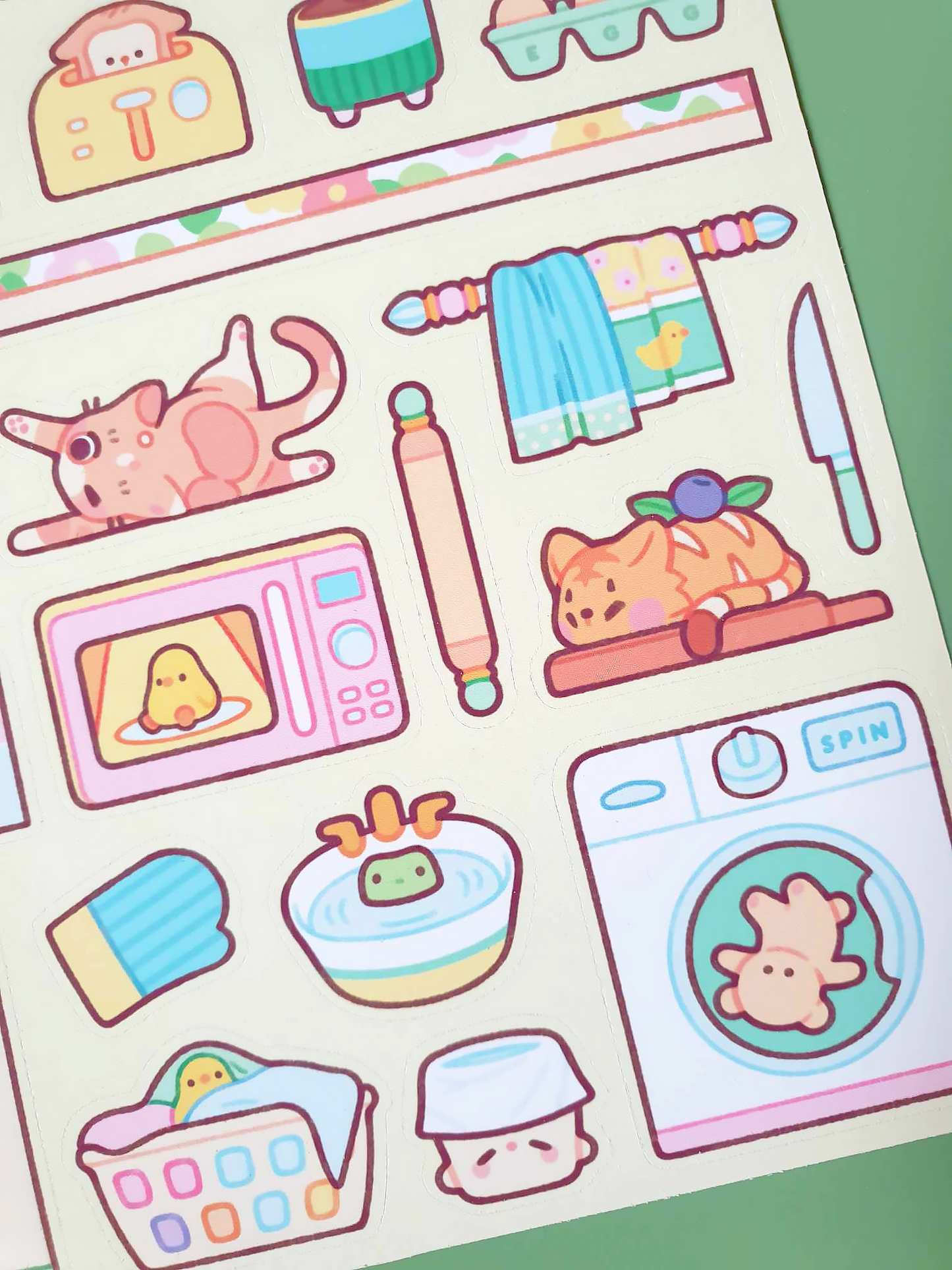 Spring Kitchen Sticker Sheet