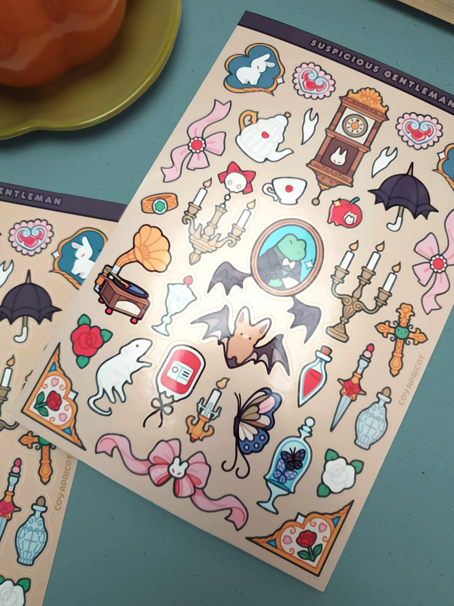 Suspicious Gentleman Sticker Sheet