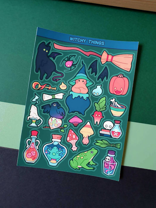 Witchy Things Sticker Sheet